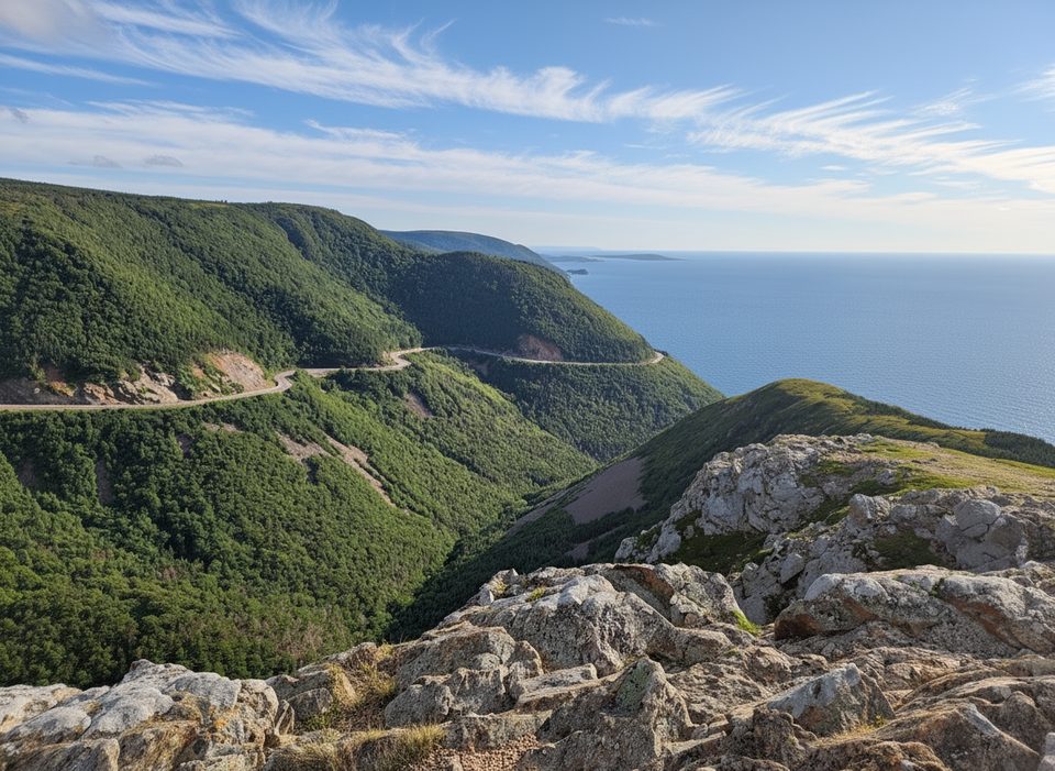 North Mountain look-off - The Aspy Fault, Cape Breton Highlands National Park