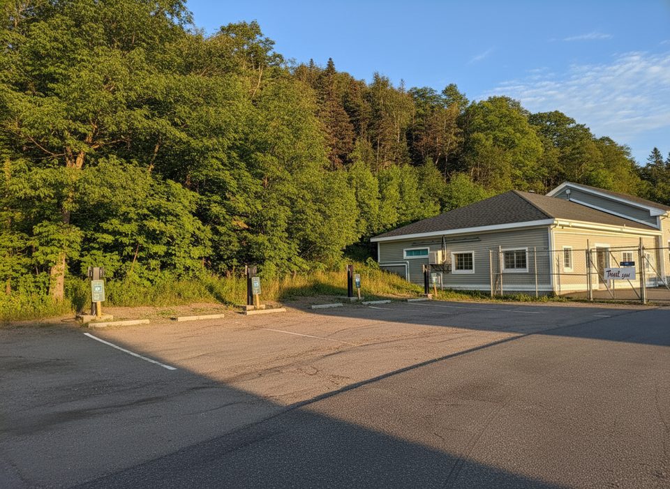 Parks Canada EV Charging Station - Chéticamp Visitor Centre, Cape Breton Highlands National Park