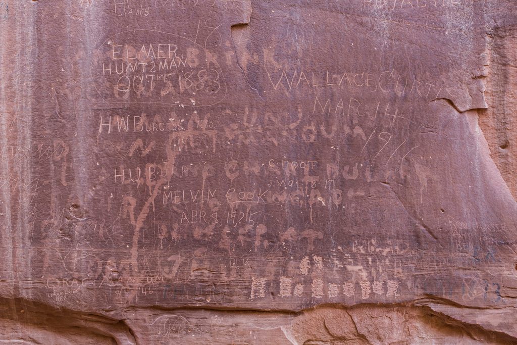 Pioneer Register, Capitol Reef National Park