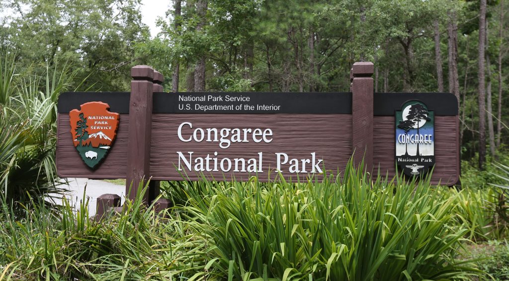 Park Entrance Sign, Congaree National Park