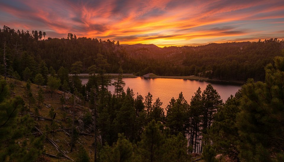 Center Lake, Custer State Park