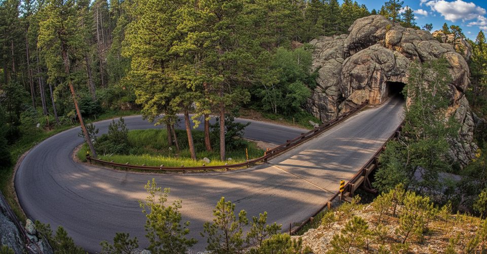 Iron Mountain Road Pigtail Bridges, Custer State Park