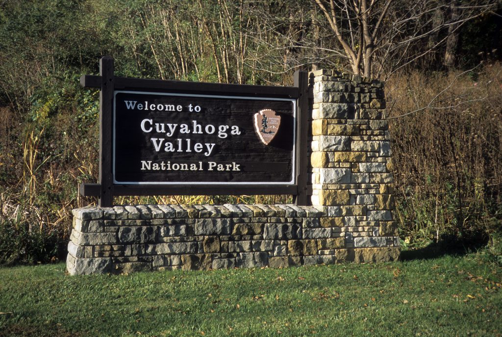 Cuyahoga Valley National Park Welcome Sign, Cuyahoga Valley National Park