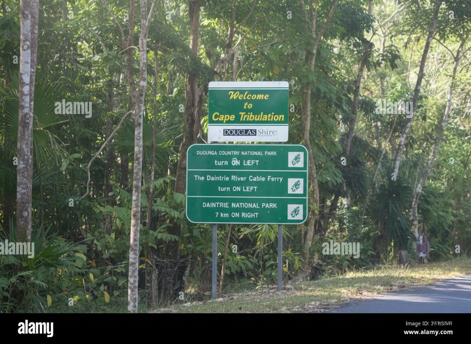 Cape Tribulation Sign, Daintree National Park