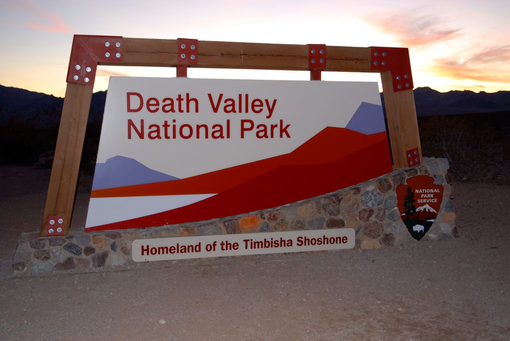 Death Valley National Park Entrance Sign, Death Valley National Park