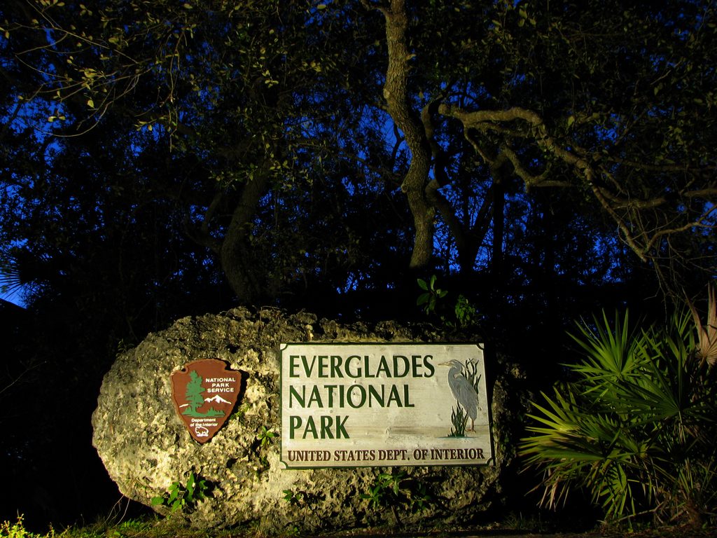 Everglades National Park Main Entrance Sign, Everglades National Park