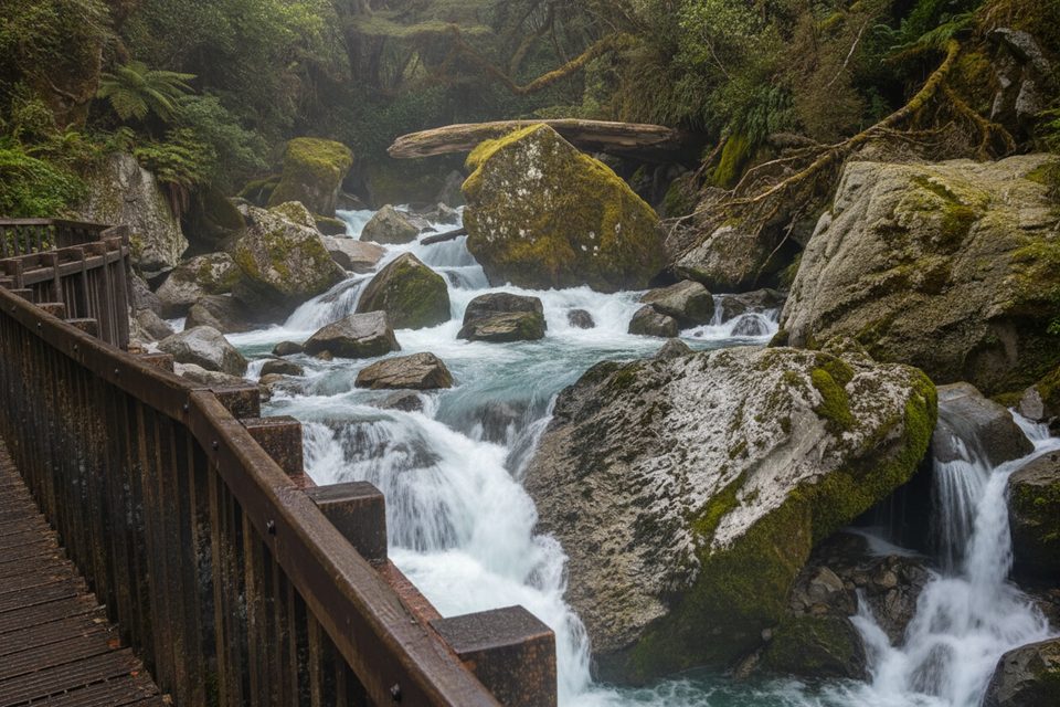 Marian Cascade, Fiordland National Park