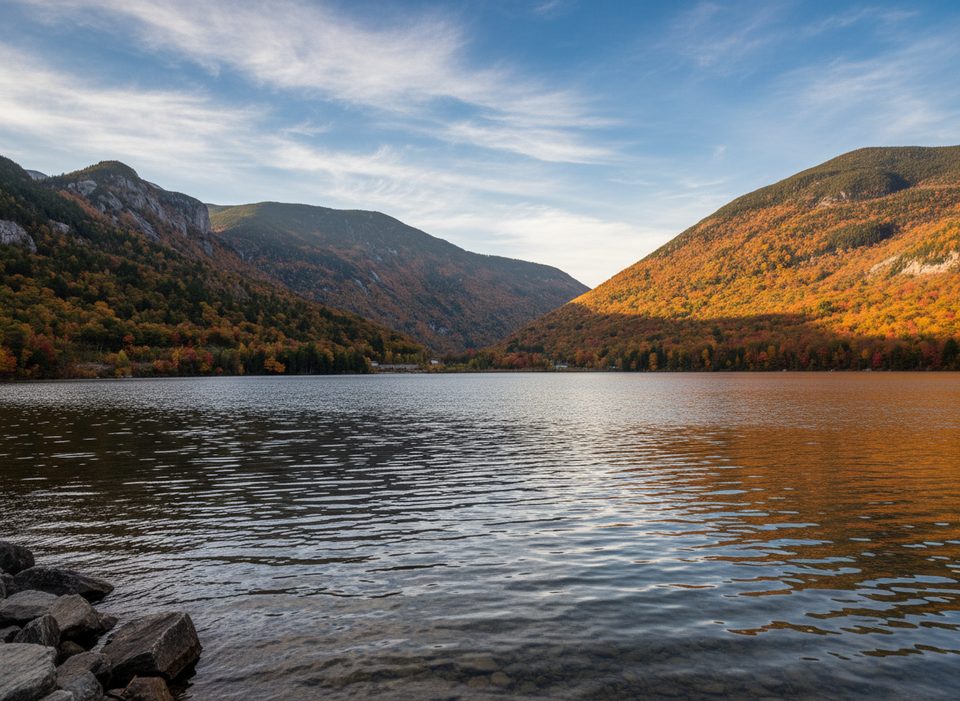 Echo Lake Beach, Franconia Notch State Park