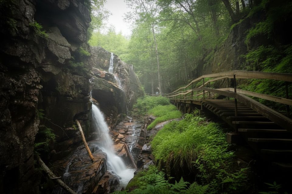 Avalanche Falls, Franconia Notch State Park
