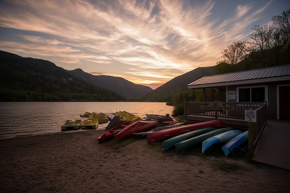 Echo Lake Boat Rental, Franconia Notch State Park