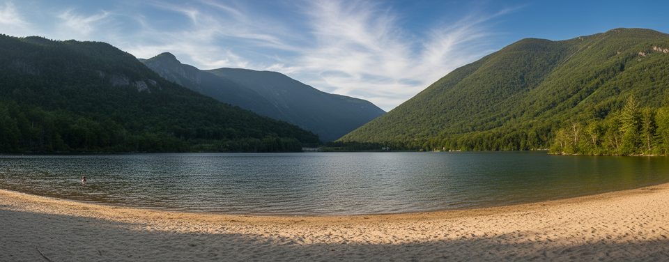 Echo Lake Beach Overlook, Franconia Notch State Park