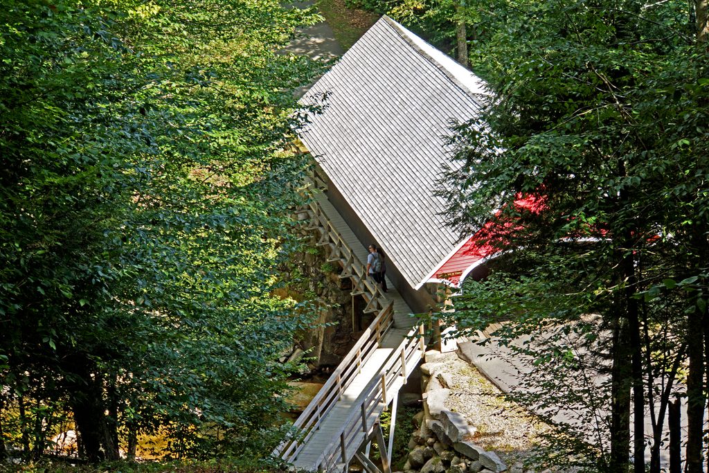 Flume Trail Covered Bridge, Franconia Notch State Park