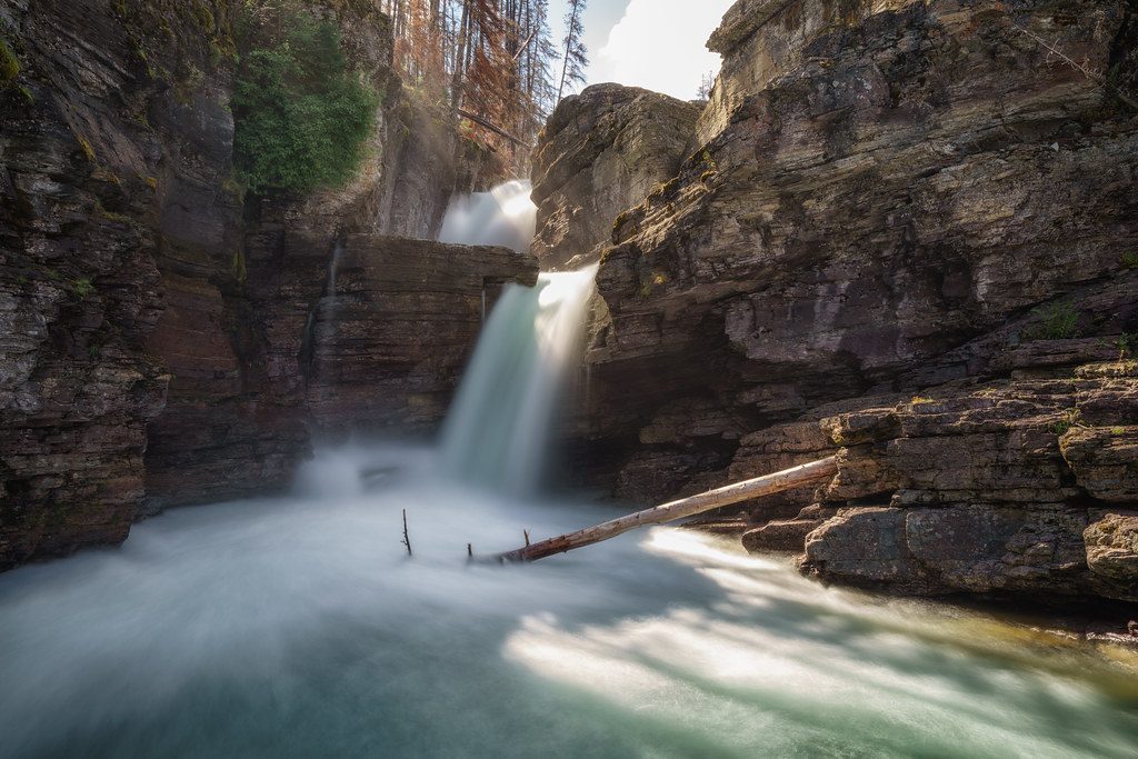 St. Mary Falls, Glacier National Park