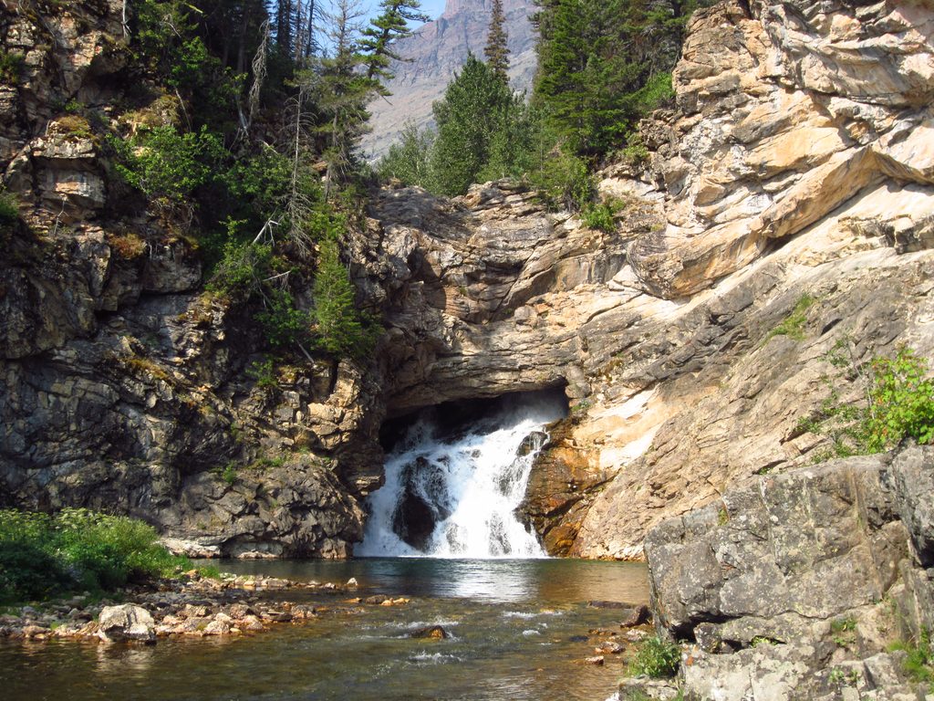 Running Eagle Falls, Glacier National Park