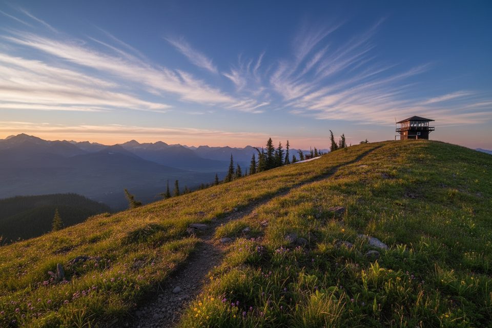 Huckleberry Fire Lookout, Glacier National Park