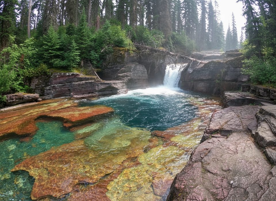 Deadwood Falls, Glacier National Park
