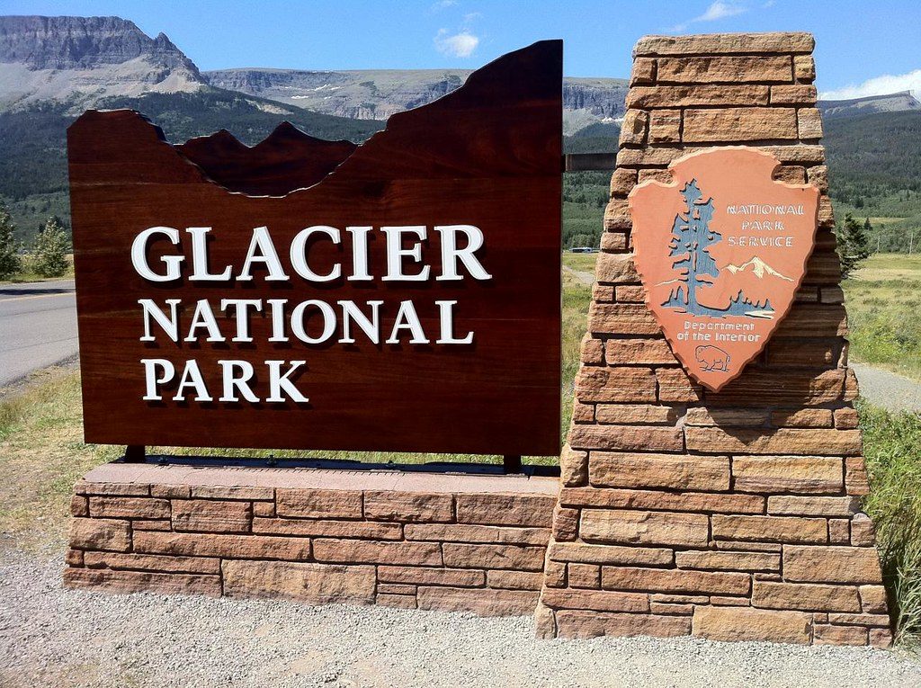 Glacier National Park Entrance Sign (St. Mary), Glacier National Park