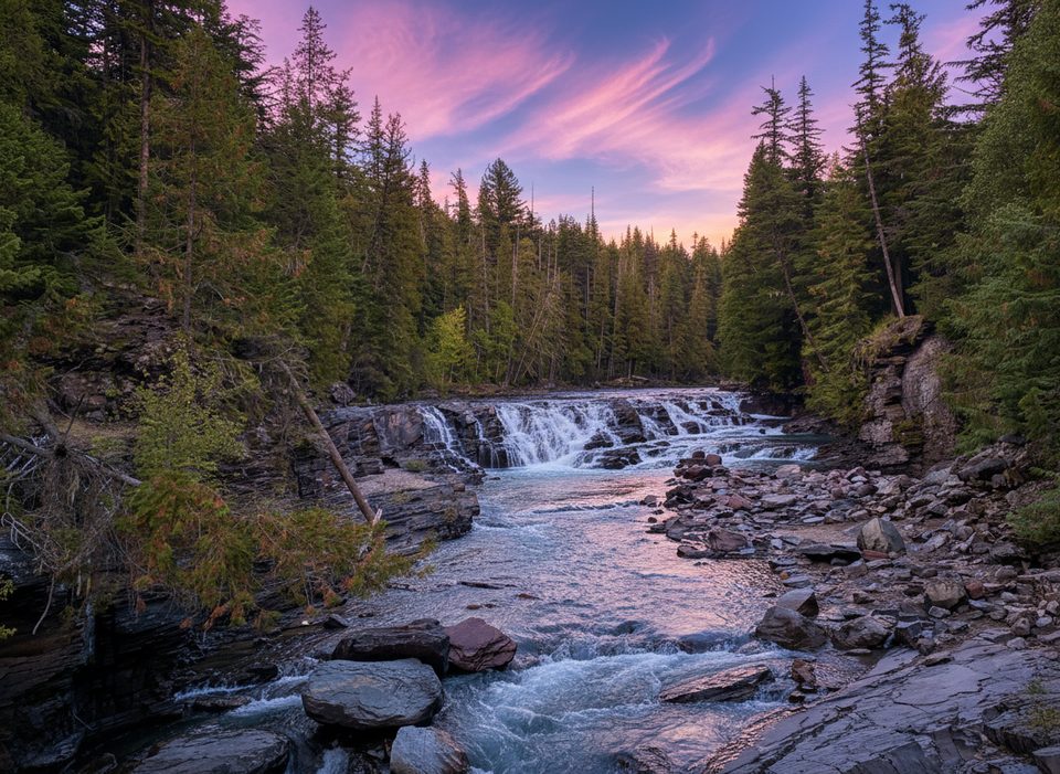 McDonald Falls, Glacier National Park