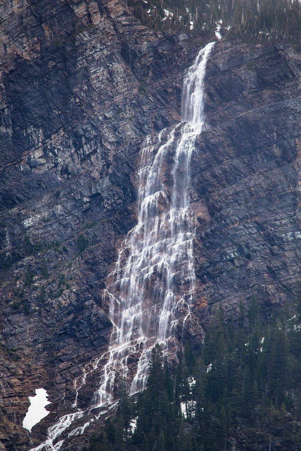 Monument Falls, Glacier National Park
