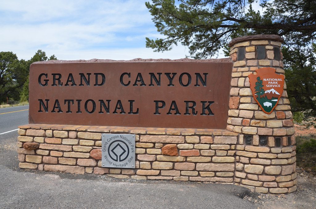 Grand Canyon National Park Sign, Grand Canyon National Park