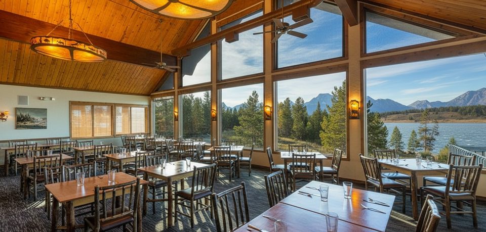 Peaks Restaurant at Signal Mountain Lodge, Grand Teton National Park