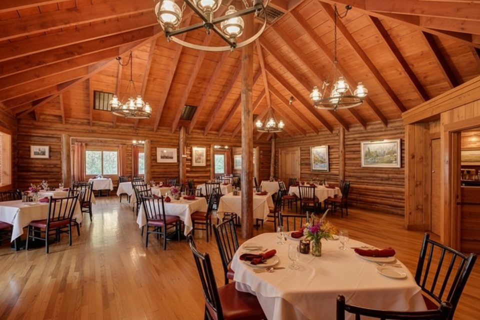 The Dining Room at Jenny Lake Lodge, Grand Teton National Park