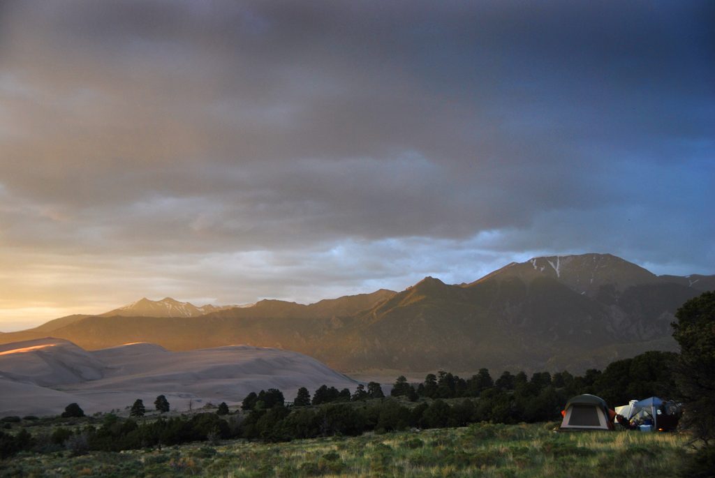 Piñon Flats Campground, Great Sand Dunes National Park