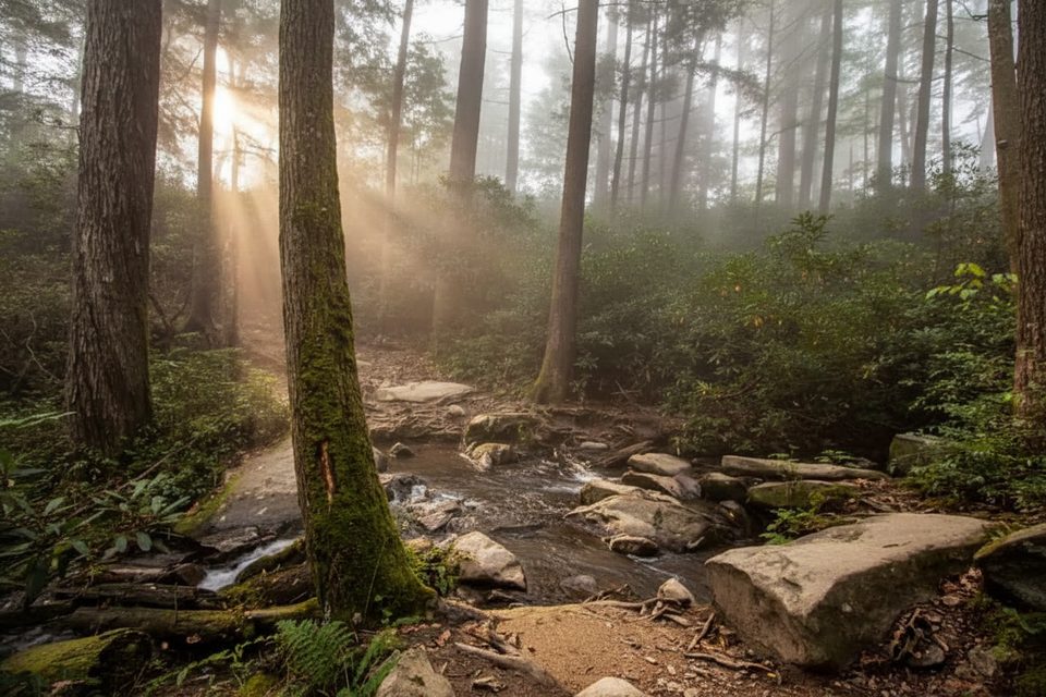 Trillium Gap Trailhead (Cherokee Orchard), Great Smoky Mountains National Park