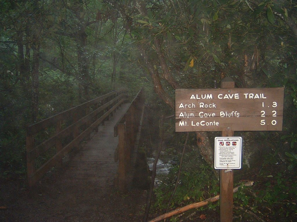 Alum Cave Trailhead, Great Smoky Mountains National Park