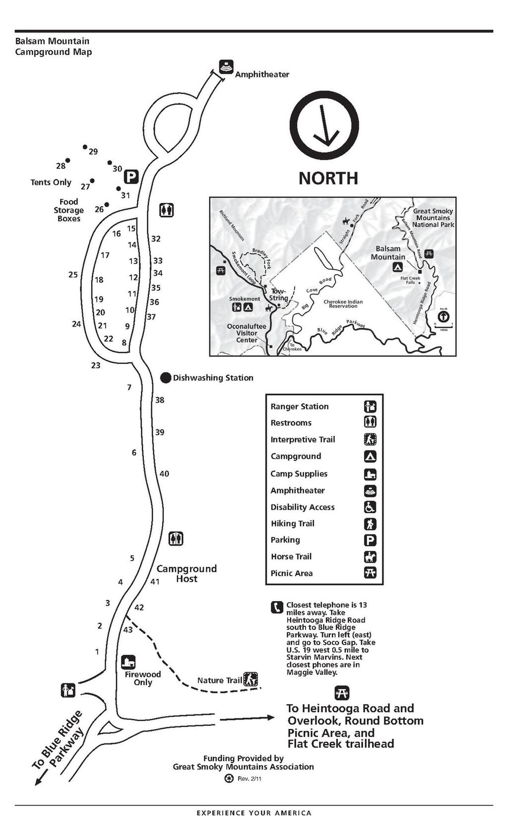 Balsam Mountain Campground, Great Smoky Mountains National Park