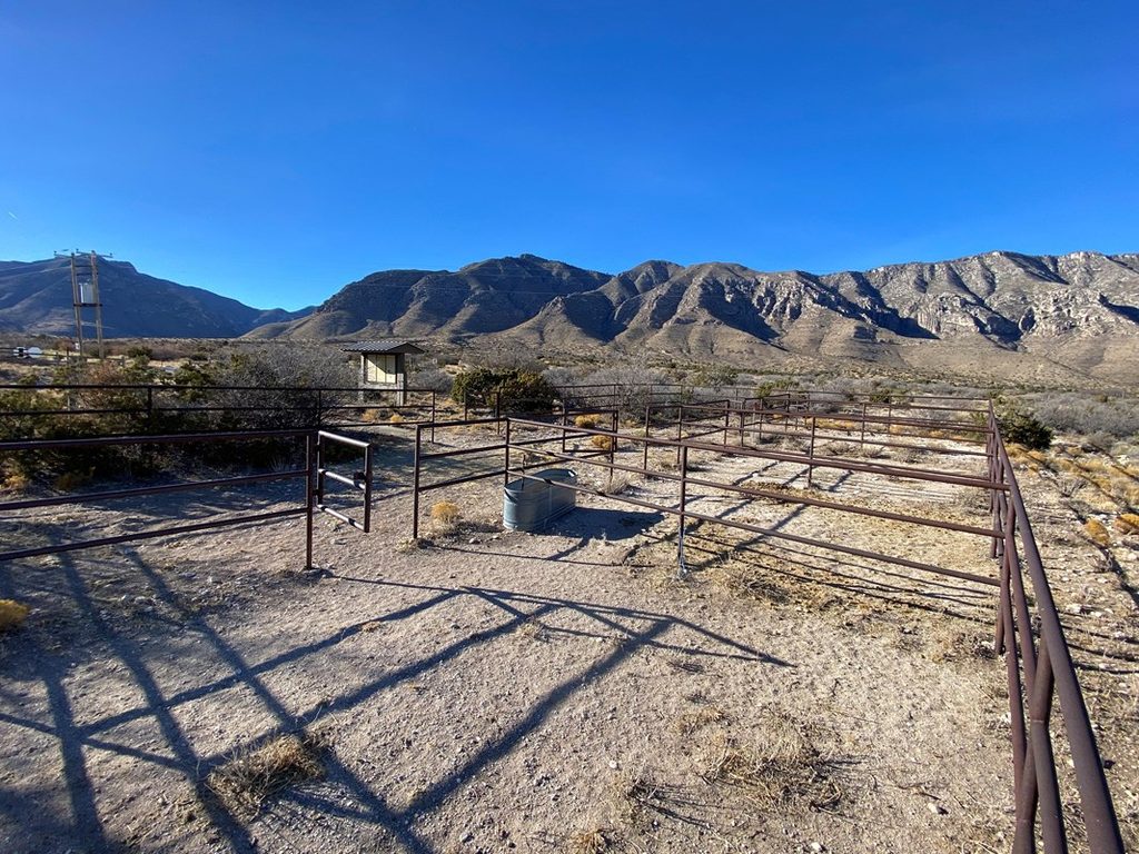 Frijole Horse Corral Campground Pit Toilet, Guadalupe Mountains National Park