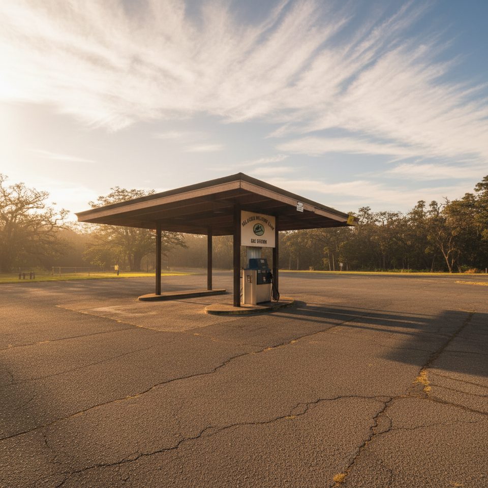Kilauea Military Camp Gas Station, Hawaiʻi Volcanoes National Park