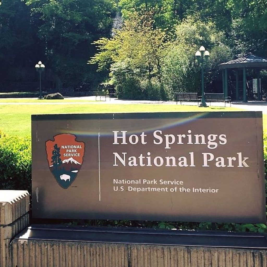 Hot Springs National Park Entrance Sign, Hot Springs National Park