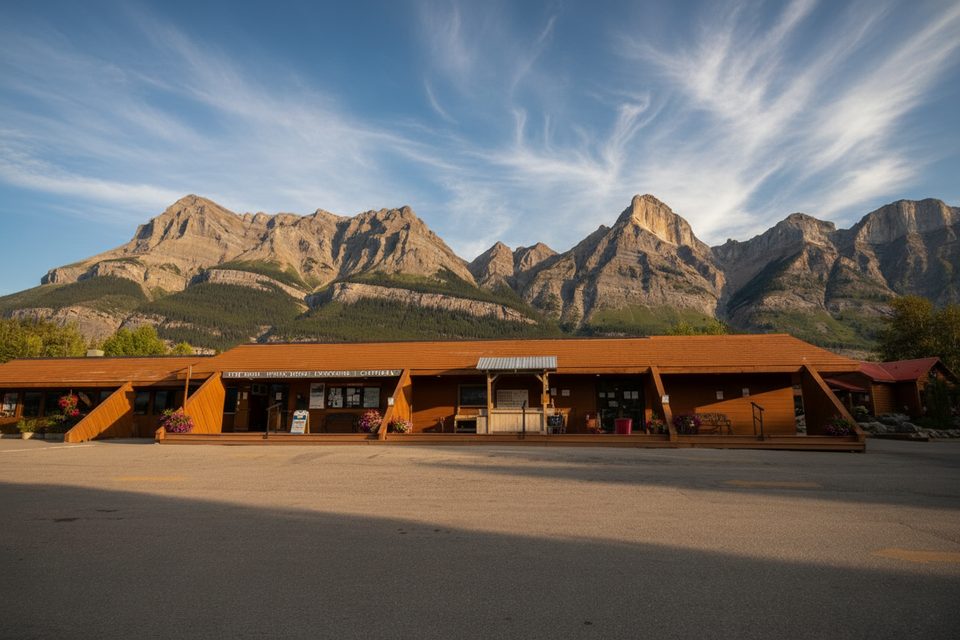 Saskatchewan River Crossing Gas Station, Icefields Parkway (Highway 93)