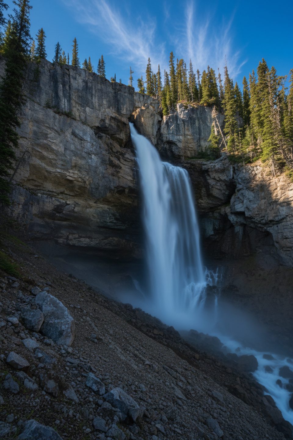 Panther Falls, Icefields Parkway (Highway 93)