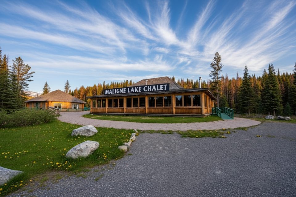 Maligne Lake Chalet and Guest House National Historic Site, Icefields Parkway (Highway 93)