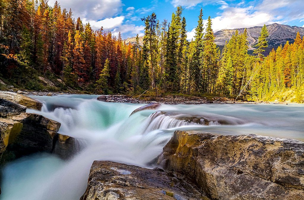 Sunwapta Falls, Icefields Parkway (Highway 93)