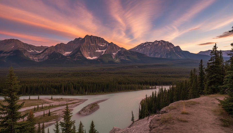 Goats and Glaciers Viewpoint, Icefields Parkway (Highway 93)