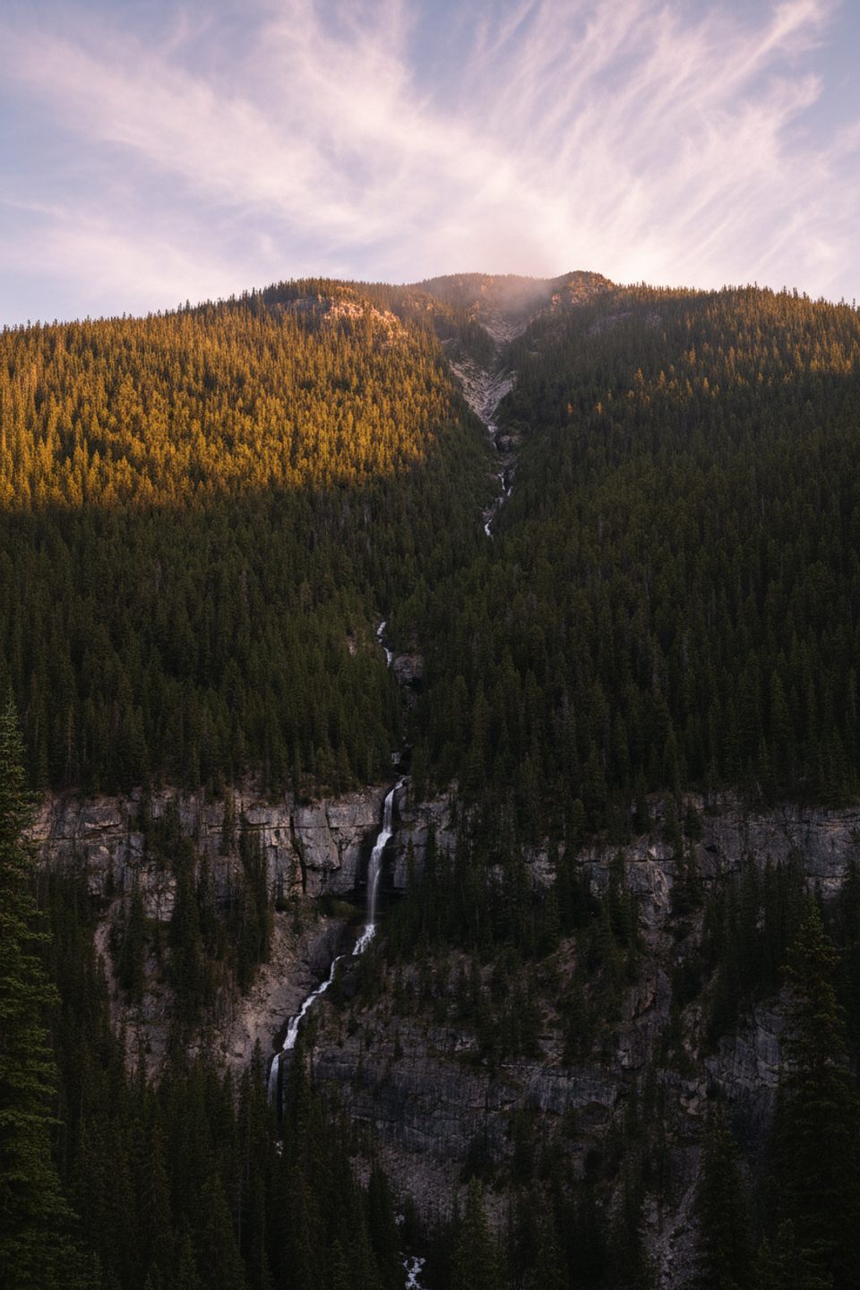 Bridal Veil Falls, Icefields Parkway (Highway 93)