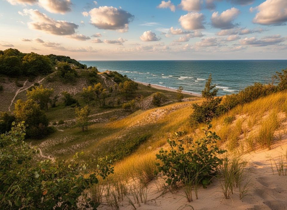 Long Lake Viewing Platform, Indiana Dunes National Park