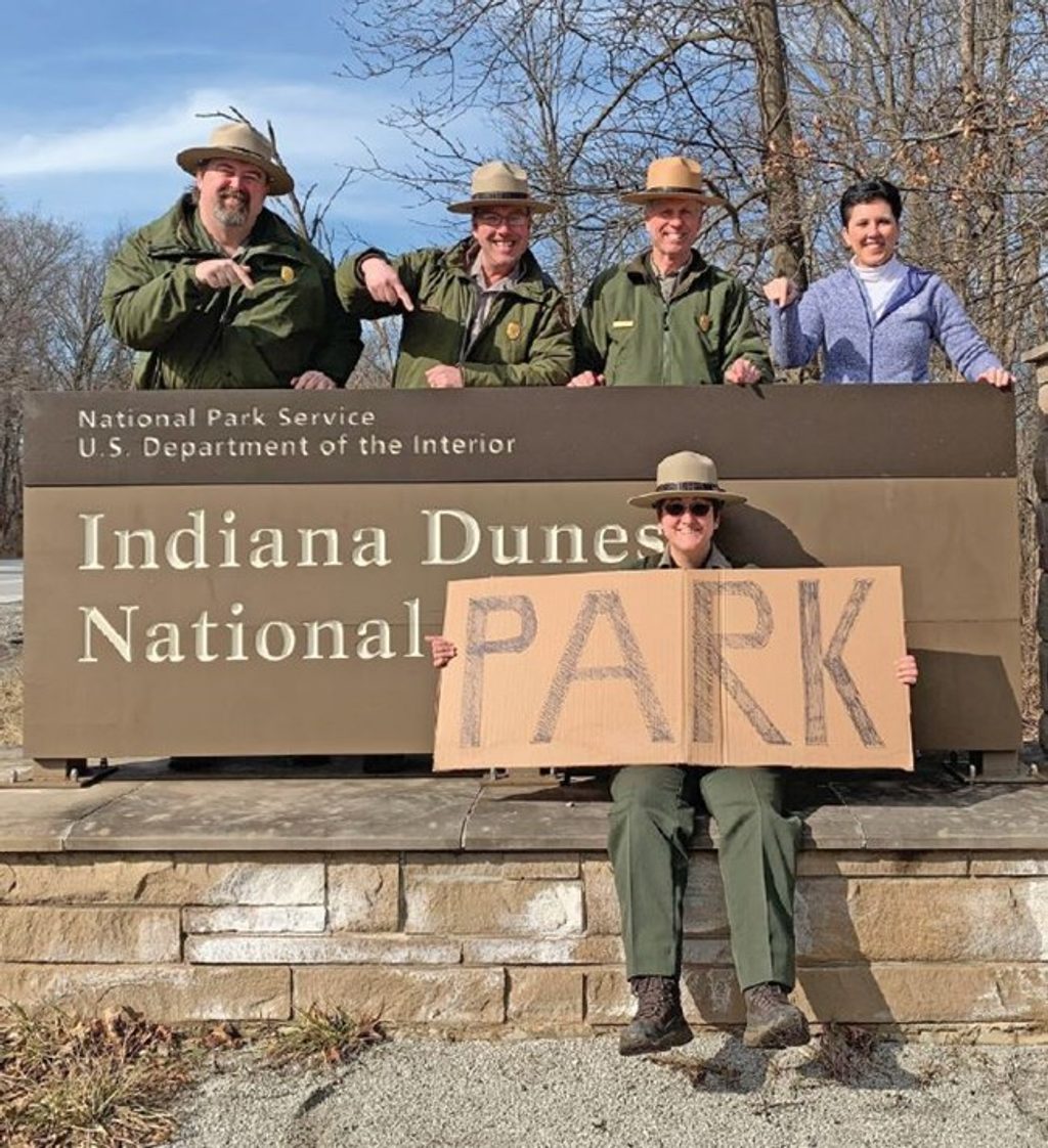 Indiana Dunes National Park Entrance Sign, Indiana Dunes National Park