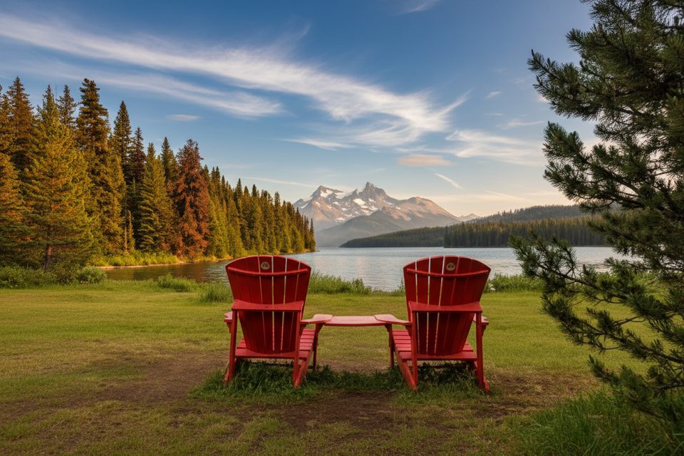 The Red Chairs, Jasper National Park