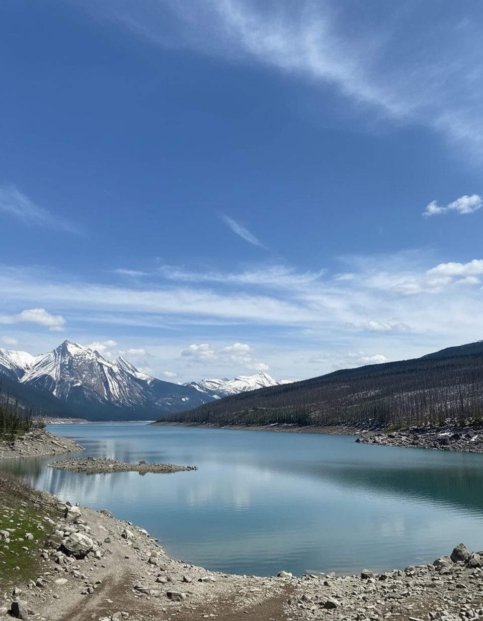 Medicine Lake Viewpoint, Jasper National Park