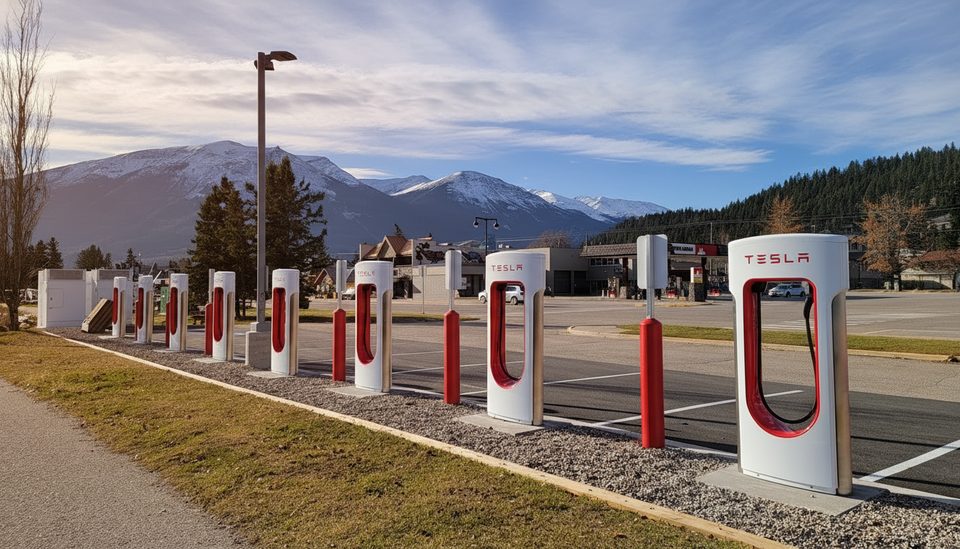 Tesla Supercharger, Jasper National Park