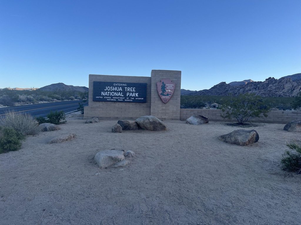 North Entrance Sign, Joshua Tree National Park