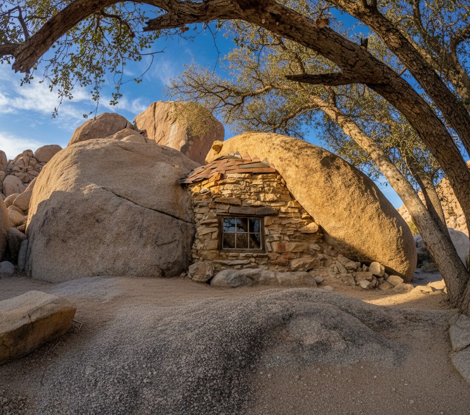 Eagle Cliff Boulder House, Joshua Tree National Park