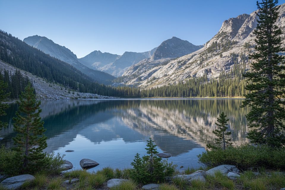 Lake Reflection, Kings Canyon National Park
