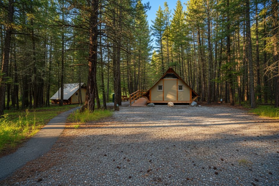Redstreak Campground oTENTik, Kootenay National Park