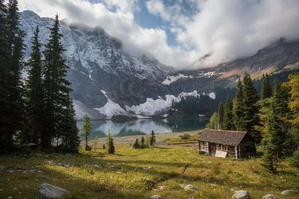 Floe Lake Warden Cabin, Kootenay National Park