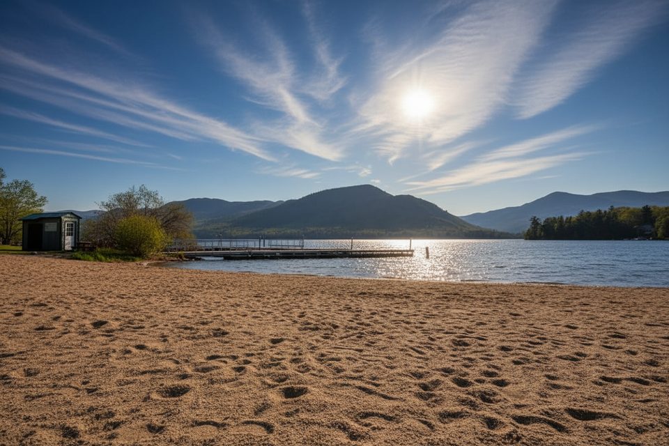 Veterans Memorial Park Beach, Lake George NY